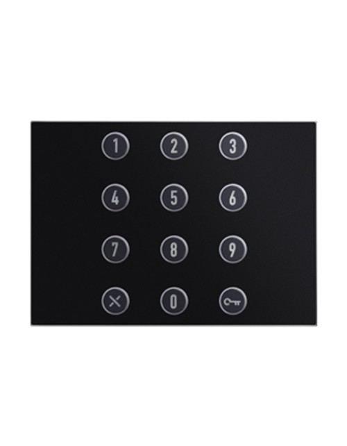 Urmet Alpha numeric keypad module in black colour