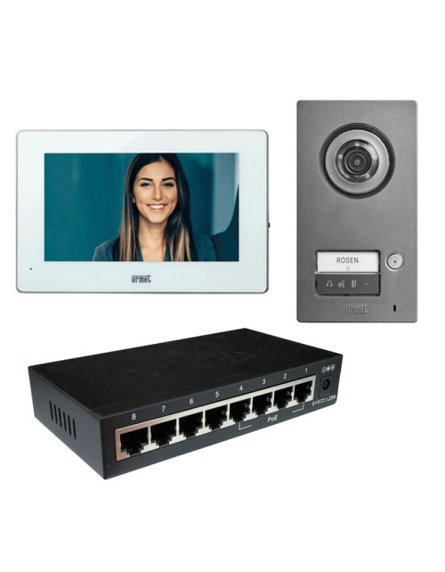 Urmet Villa IP Einfamilien-Video-Gegensprechanlage-Kit Mikra- und Basic-Serie