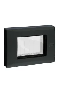 BTicino Livinglight Placca, 4 Moduli, Forma Rettangolare, Grigio Tech :  : Fai da te