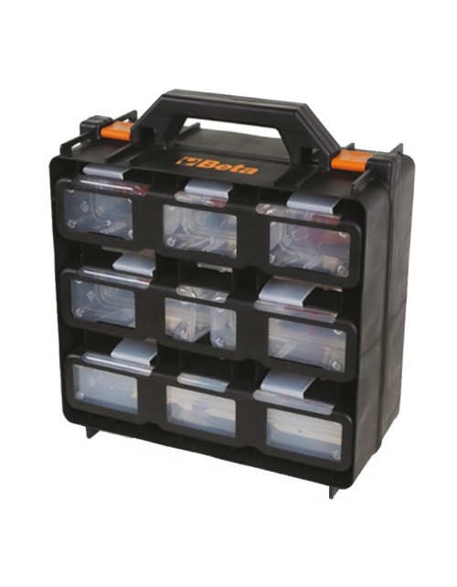 Beta organizer case with 12 empty removable trays 020800000