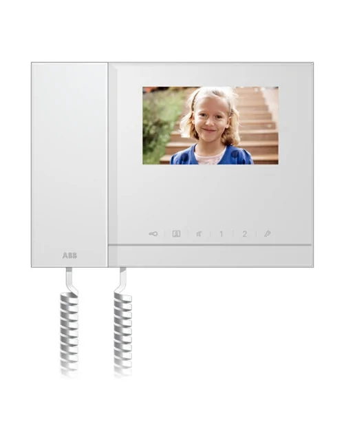 4.3 color monitor for ABB video door phone with handset and one-way image memory