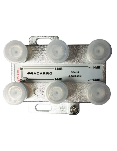 Derivator Fracarro 4 vie 14dB 5-2400mh 280719