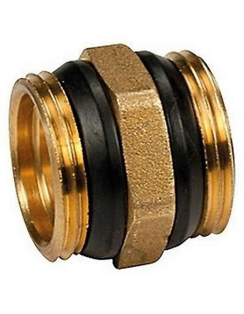 Brass nipples with self-sealing gasket, 1" 1/4