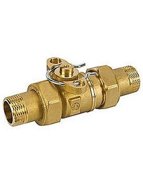 Two-way zone valve, with male union connections, 1''