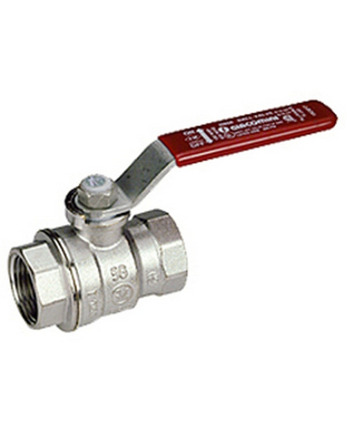 Ball valve, female-female connections, lever handle, full bore, 2" 1/2