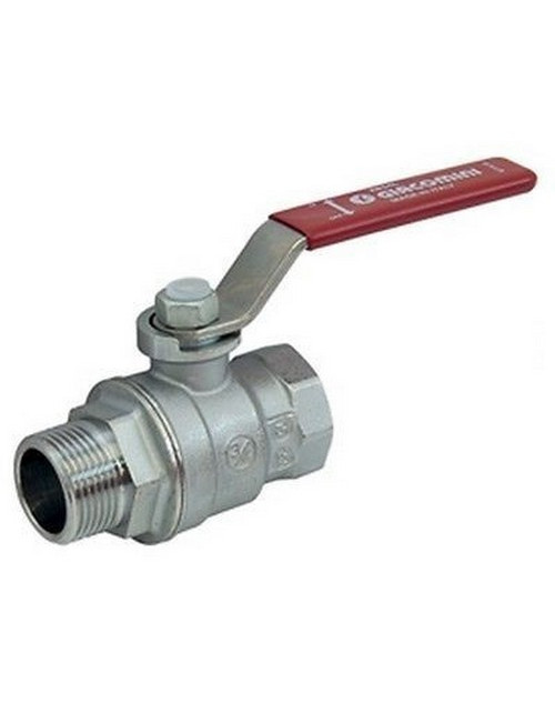 Ball valve, female-male ends, lever handle, full bore, 2"