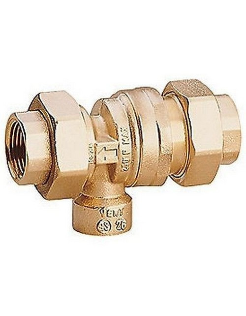 Uncontrollable reduced pressure zone backflow preventer, 1/2''