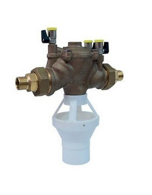 Double check backflow preventer with controlled reduced pressure zone, with threaded connections, 2''