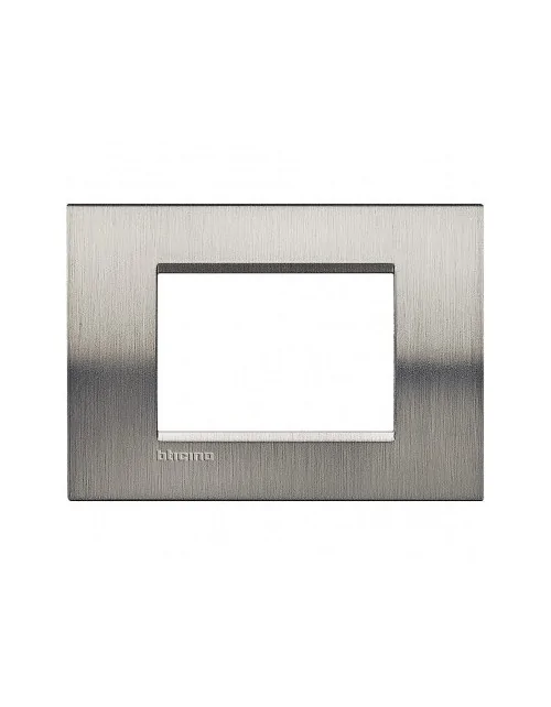 LivingLight | 3-teilige quadratische Naturalia-Metallplatte aus Stahl