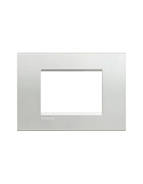 LivingLight | Naturalia square plate in silver 3-place metal