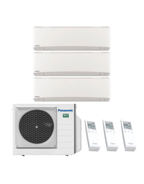 Panasonic-Klimaanlage TZ-Serie Trial-Split 9000+12000+12000 BTU