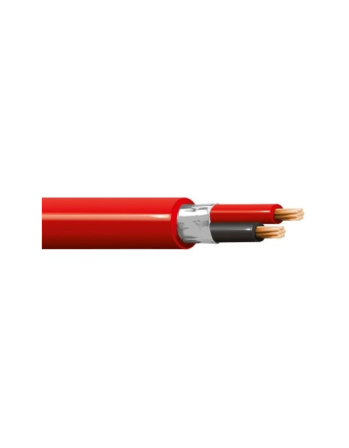 Cable PH 2 X 0.50 LSZH Red 100 Meters