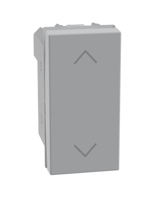 Switch with directional arrows Bticino MatixGO button 1-0-2 gray JG4027N