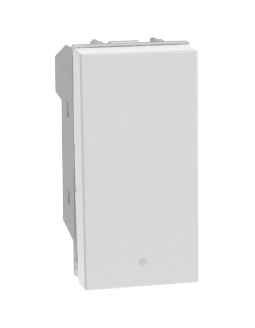 Bticino MatixGO 1P 10AX 1 module blanc onduleur inclinable JW4004