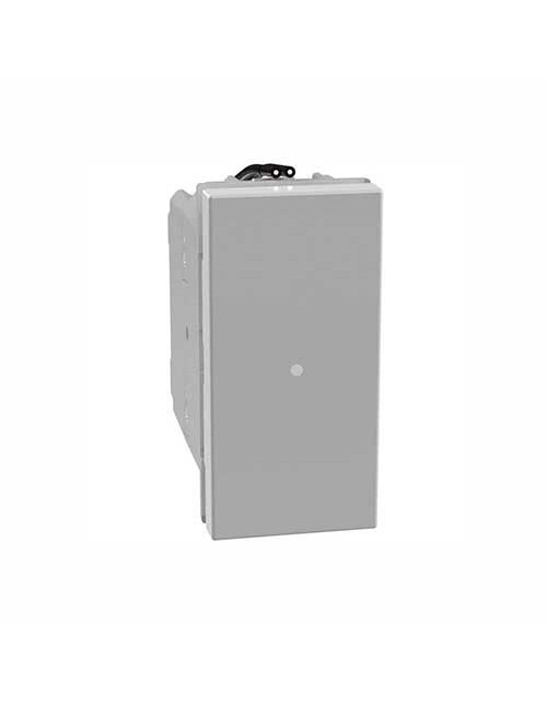 Bticino MatixGO axial inverter 1P 10AX 1 module gray with Led JG4054LB