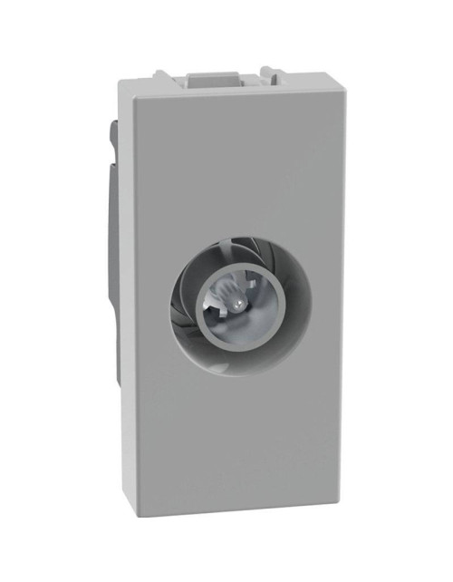 Bticino MatixGO direct coaxial TV socket 1 module gray JG4202D