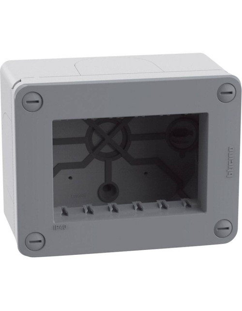 Bticino MatixGO Hydrobox-Box 3 Module IP40 grau 28403G