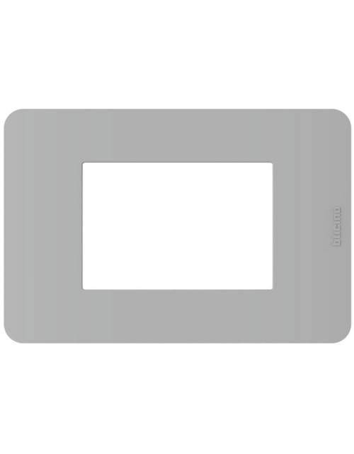 Bticino MatixGO 3-module gray plate JA4803JG