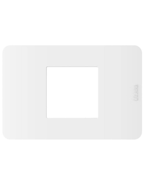 Bticino MatixGO plate 2 modules centered white JA4819JW