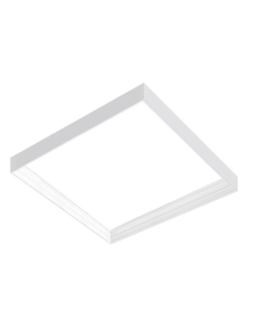 Cadre kit plafond Century , finition blanche pour panneaux LED 60x60 cm KIT-PLFB