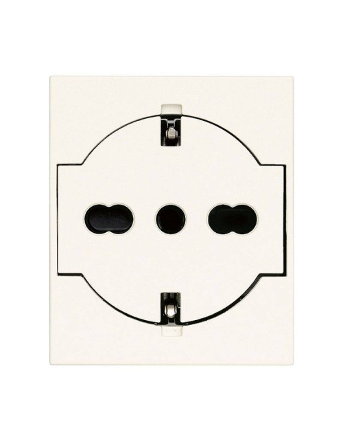 Schuko socket Standard Vimar Line 16A 2P+E P40 flush White 30211.B