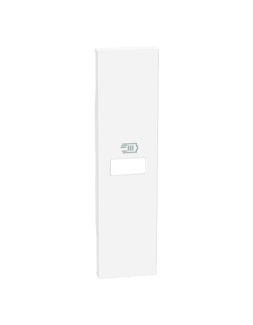 Bticino Living Now Abdeckung für USB-Lademodule, 1 Modul, Weiß, KW11C