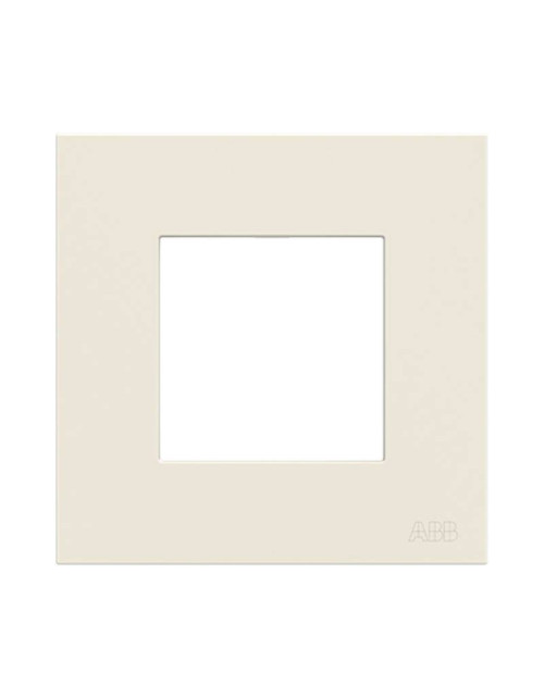 Plaque 2 modules Abb Zenit Z2271.1 BL Polycarbonate blanc Z0200BL