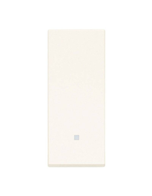 Vimar Linea 1P rocker switch, lightable White 30020.B