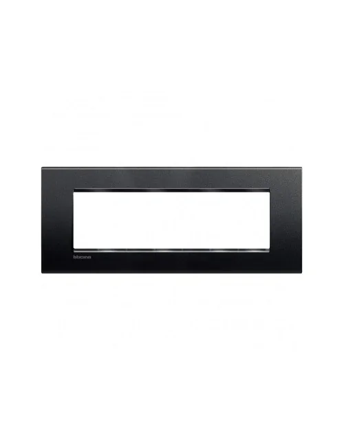 LivingLight | Neutri square plate in anthracite 7-place technopolymer