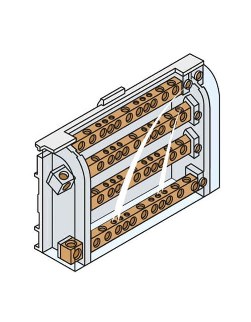 Abb 160A 4-poliger modularer Anschlussblock AD1027