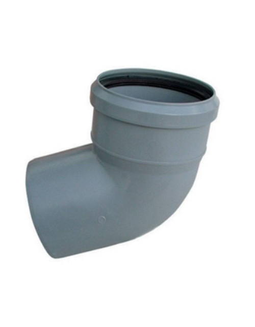 45° elbow in PP Polypropylene Valsir PP3 with insertion D75mm VS0504041