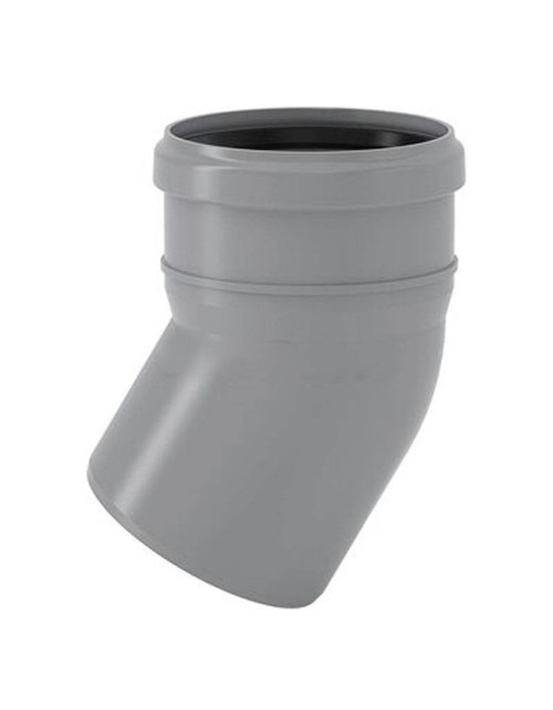 30 degree elbow in PP Polypropylene Valsir PP3 with insertion D90mm VS0599043