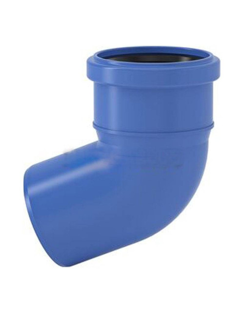 67 degree 30' elbow in PP Valsir Triplus with connection D 40 mm VS0650417