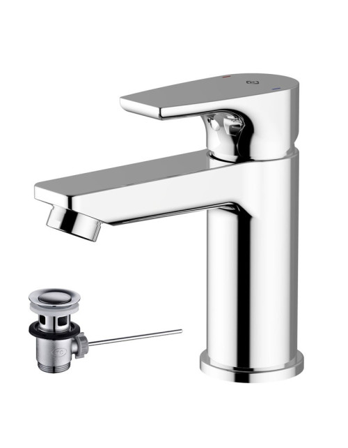 Teorema Bing basin mixer with chrome waste 9B30111-001