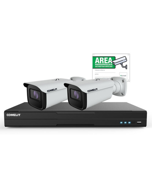 Comelit Smart IP-Videoüberwachungsset 6MP 8 Kanäle 2,8-12-mm-Objektiv IPKIT008N05PA