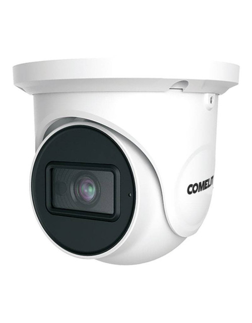 Cámara Domo IP Turret Comelit 8MP lente fija 2.8mm AI IPTCAMN08FA