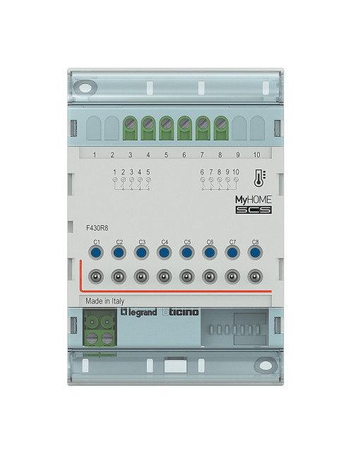 BTicino F430R8 MyHome - 8 independent relay actuator