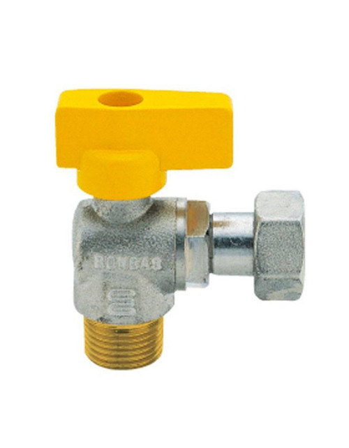 Angular gas ball valve Enolgas Bon Gas M 1/2 x 1/2 G0326N35