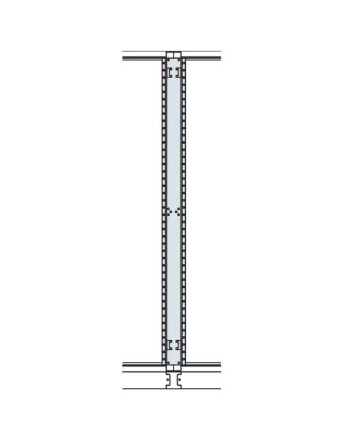 Montant intermediar pentru amplasarea structurilor sau compartimentului cablurilor H1800 MI1800 unul lângă altul