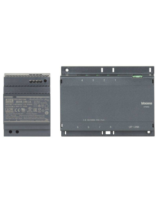 Bticino PoE switch for IP video intercom systems 375002