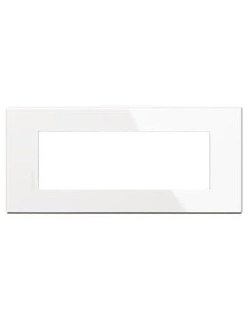 Bticino Axolute Air plaque 6 modules Blanc HW4806HD