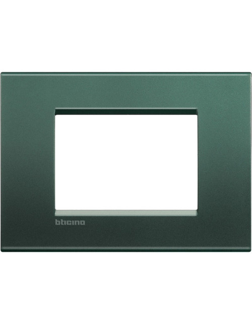 Bticino Livinglight 3-module square cover plate in Park color LNA4803PK