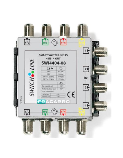 Fracarro SMART SWLINE XS 4 Eingänge und 4 Ausgänge 8dB 271082