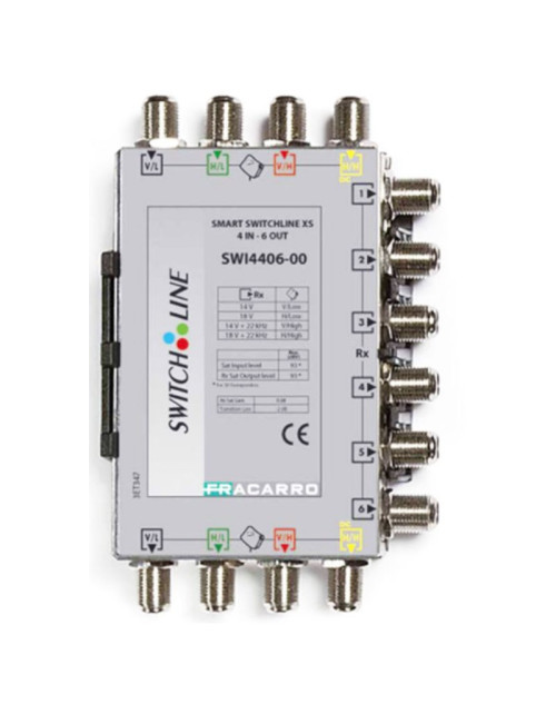 Fracarro SMART SWLINE XS 4 Eingänge und 6 Ausgänge 0dB 271084