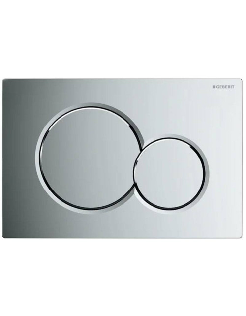 Geberit Sigma01 flush plate for toilet flushing Polished chrome 115.770.21.5