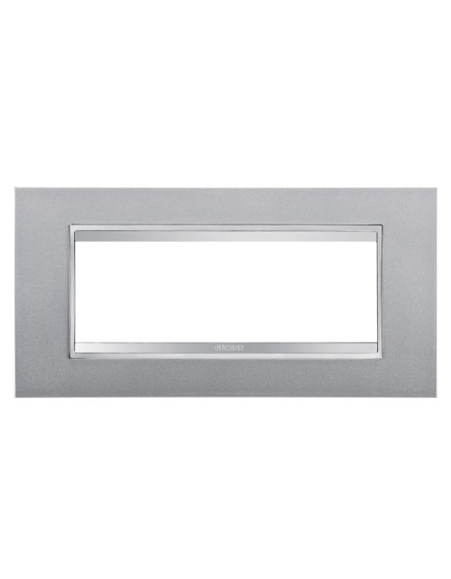 Gewiss Placa de coro LUX 6P titanio GW16206VT