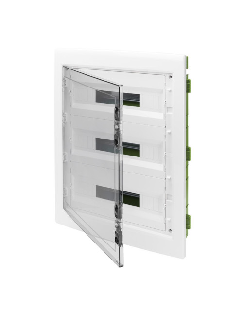 Gewiss built-in switchboard 54 modules (18x3) with smoked door IP40 GW40610PM