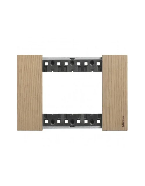 BTicino KA4803LM Living Now | 3-module oak cover plate