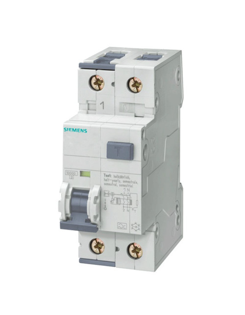 Disjoncteur différentiel Siemens 10A 10KA 2M 5SU13541KK10