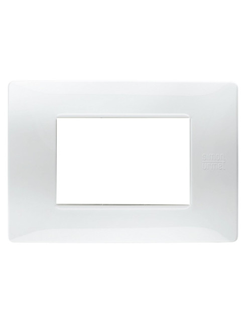 Placca Urmet Simon Nea Flexa 3 moduli bianco ghiaccio 11803.BG